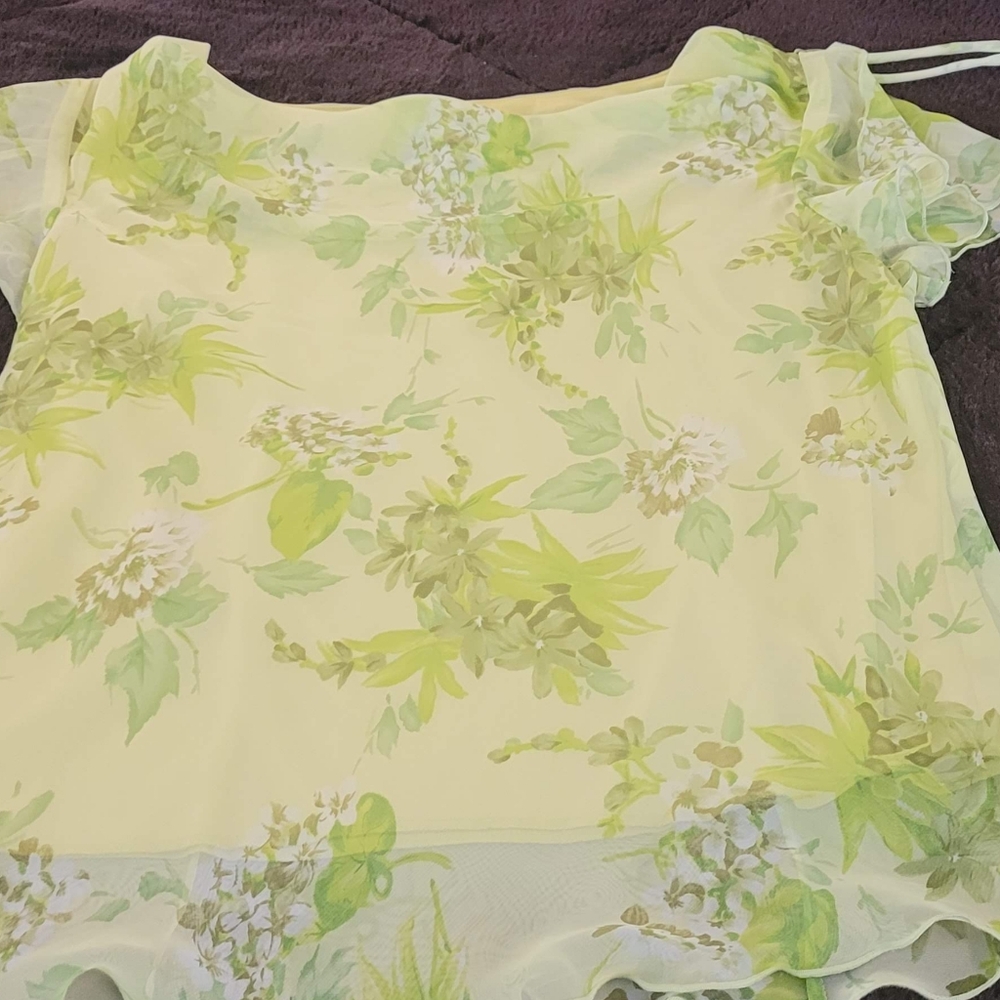 Dressbarn Green Top And Skirt - Picture 8 of 14